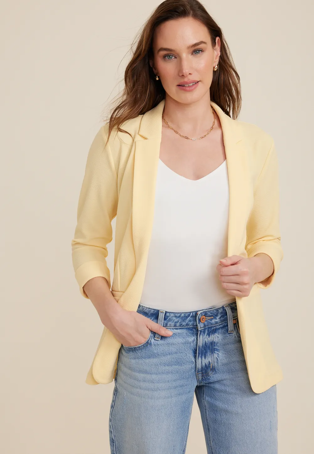 Versa Open Front Blazer