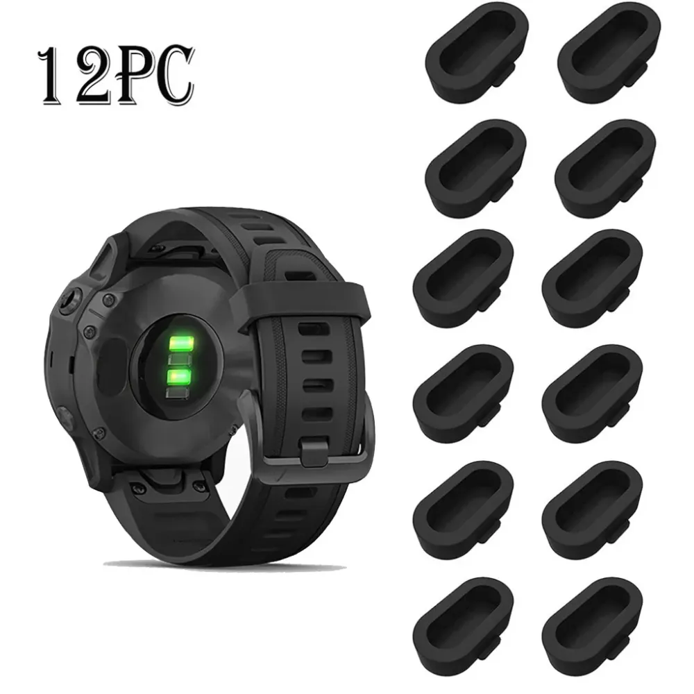 High Quality Protector Case Accessories 12PC Watch Sensor Plug Anti-Dust Dustproof Cover Cap for Garin Fenix 6S/6/6x Pro