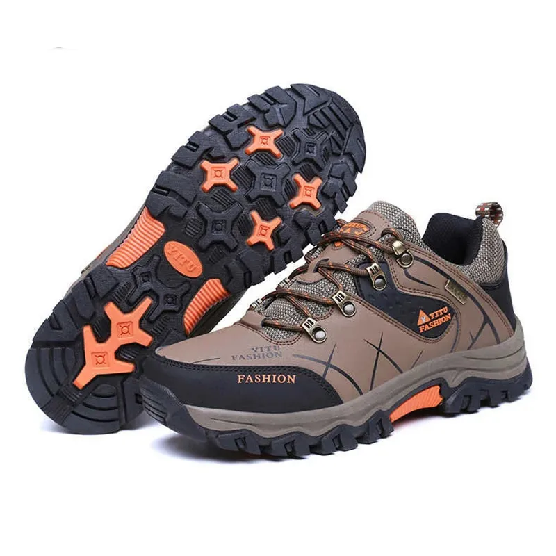 (🔥Authenticity Guaranteed) Men's Waterproof Anti-Slip Anti-Puncture Orthopedic Hiking Shoes Outdoor Shoes