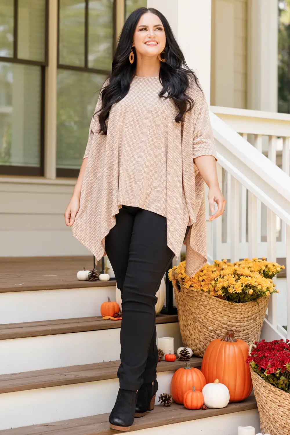 The Sweater Poncho, Mocha