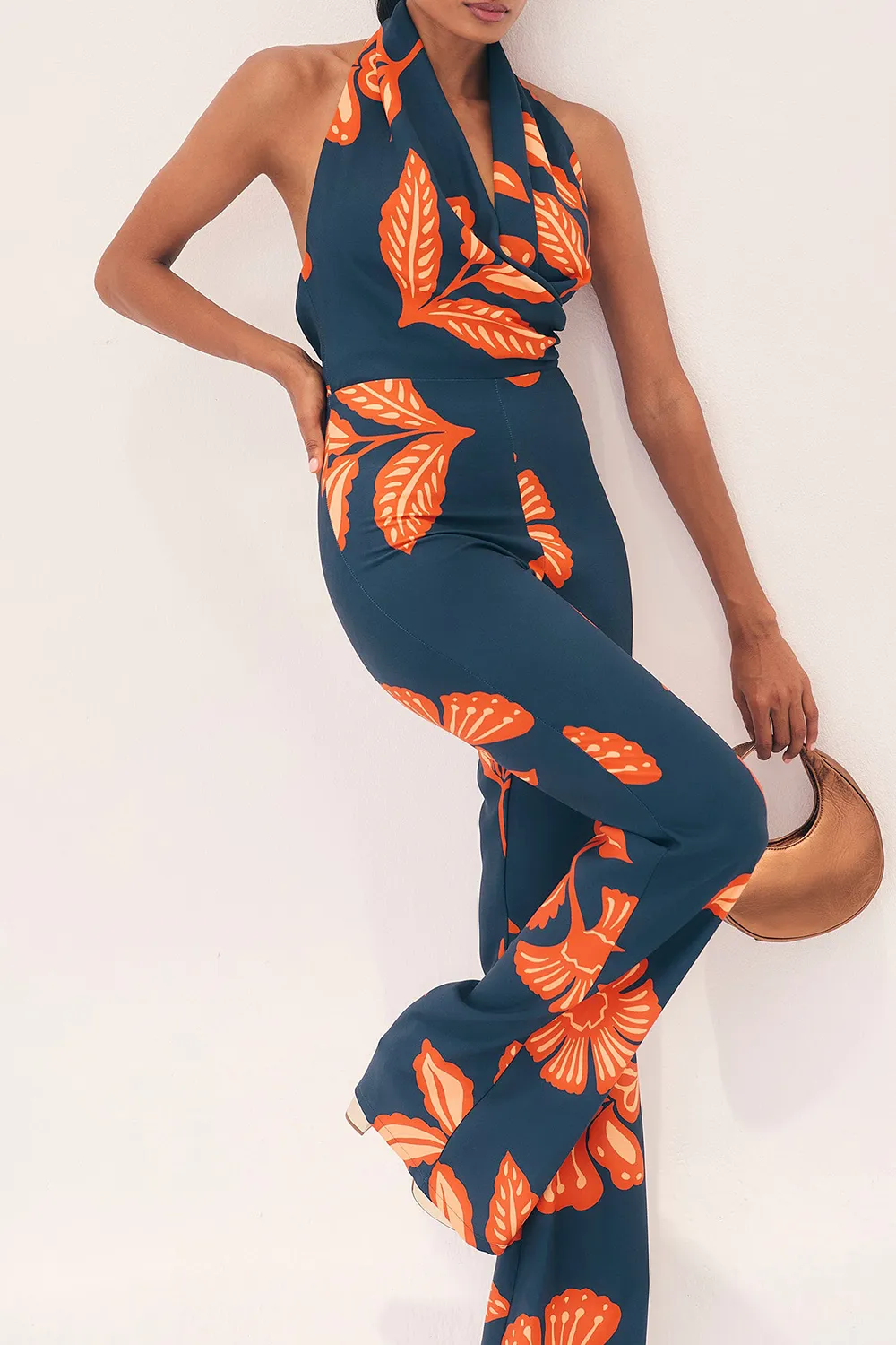 Art Botanical Print Nara Jumpsuit