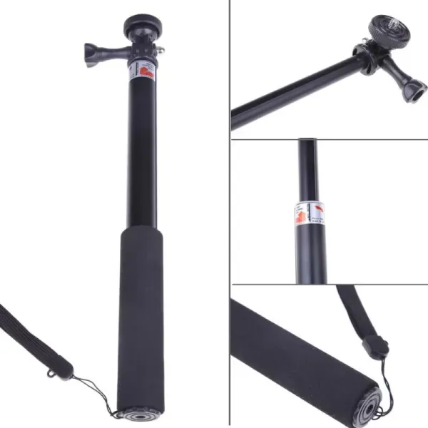 Telescoping Extendable Pole Handheld & Tripod Mount Selfie Stick for GoPro