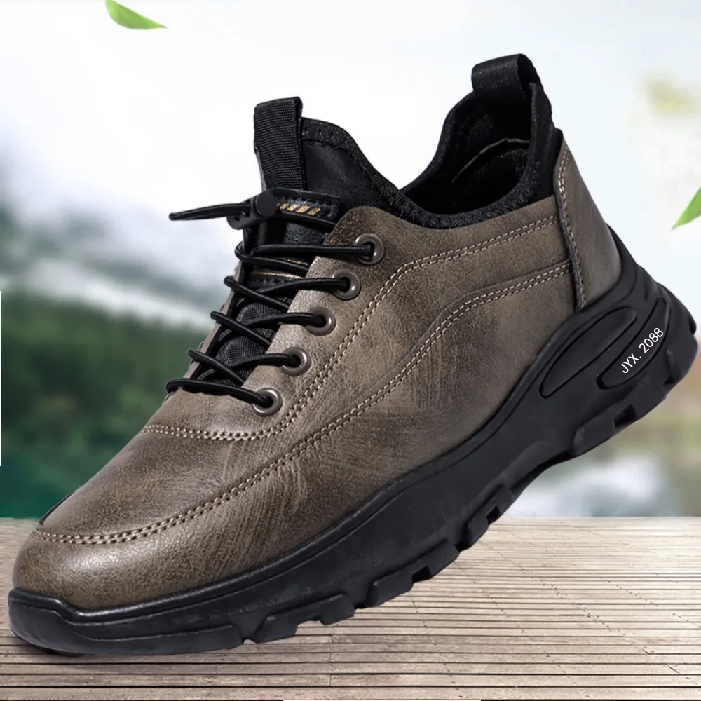 🔥Last Day Promotion 70% OFF 🎁 Men's Casual Leather Good Arch Support & Non-slip Outdoor Breathable Walking Shoes