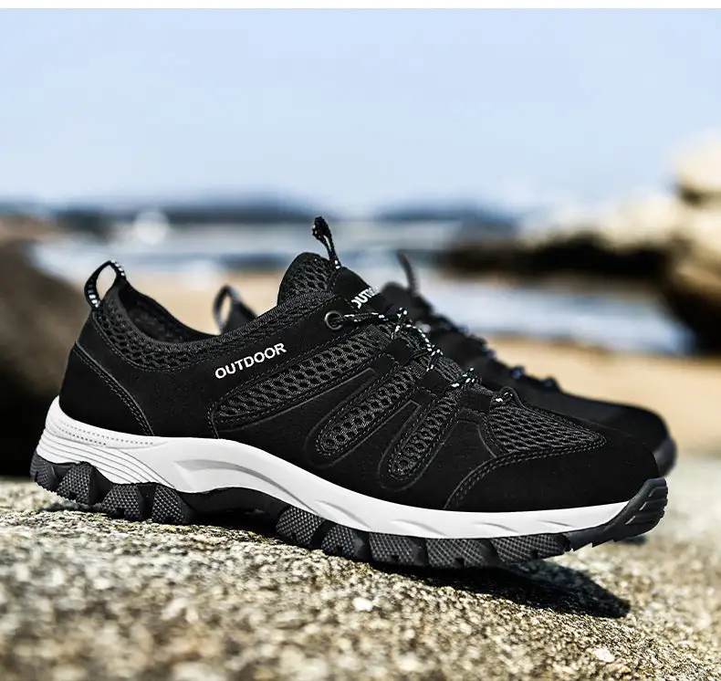 🔥ON THIS WEEK SALE 50% OFF🔥Men's Orthopedic Hiking Walking Shoes-Proven Plantar Fasciitis, Foot and Heel Pain Relief