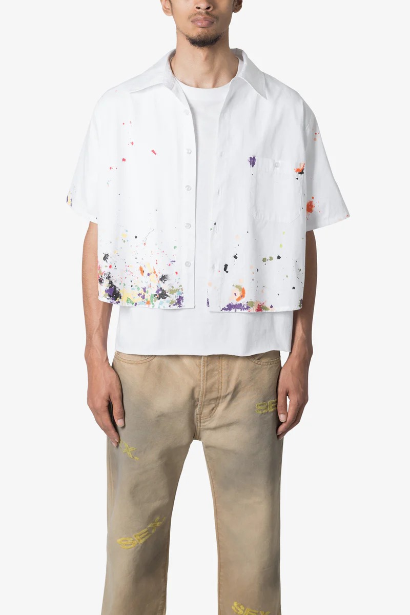 POPLIN PAINTER S/S SHIRT