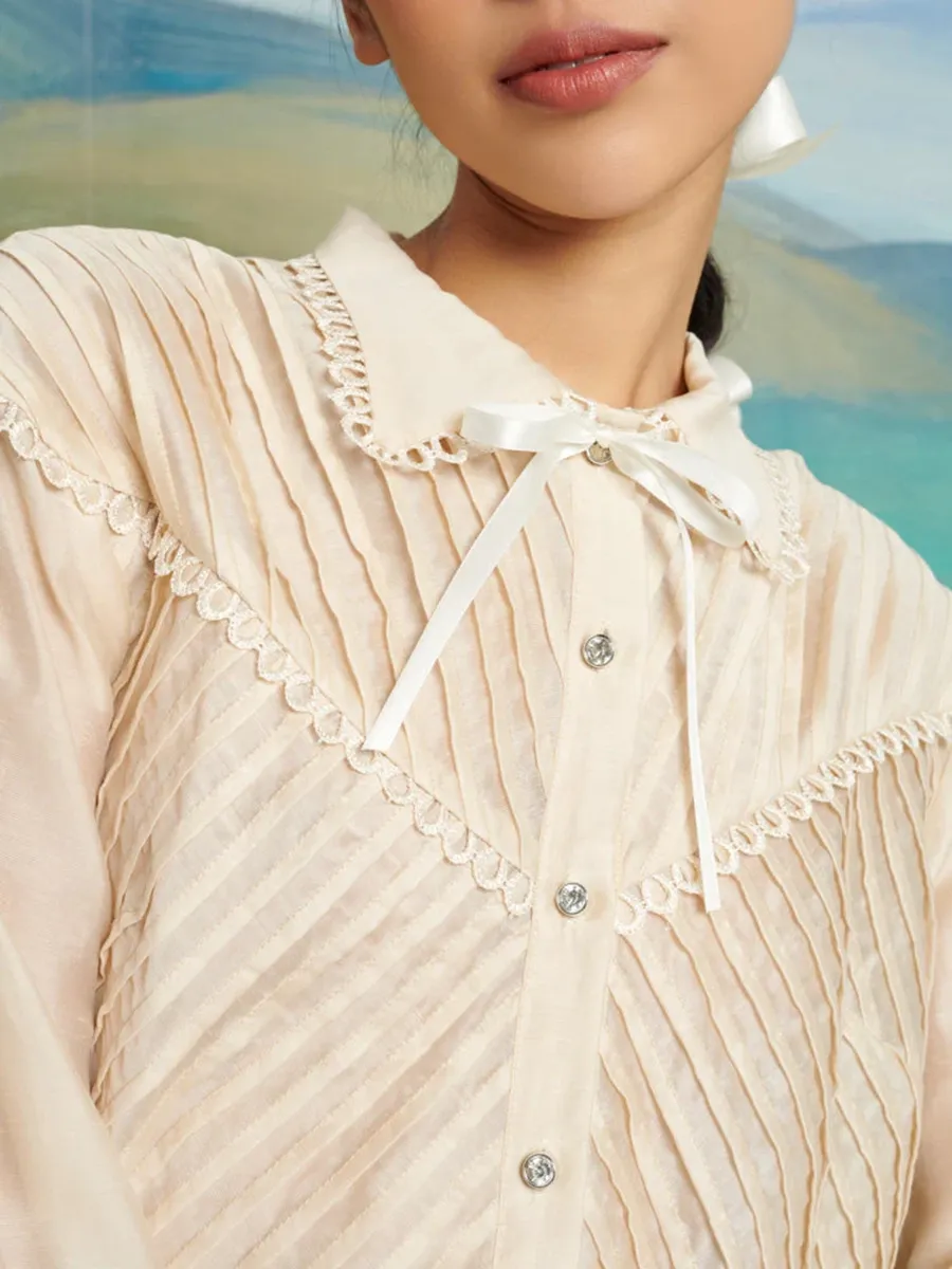 DREAM Filly Lace Ruffle Blouse