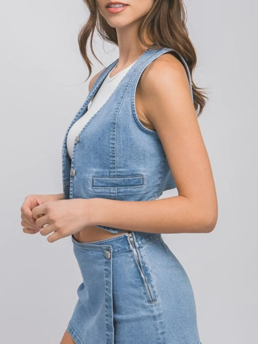 Darlin Denim Vest