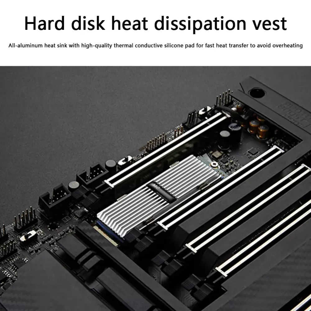 M2 Heatsink Heat Dissipation Radiator M.2 Cooling Heat Sink Heat Thermal Pads Cooler Vest For NVME NGFF M.2 2280 SSD