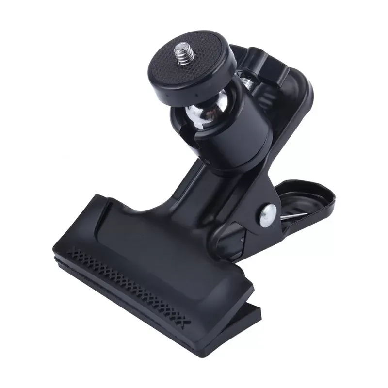 Camera Clip Photography Metal Clip Clamp Holder Mount with Standard Ball Head 1/4 Screw for Camera Flash Holder Bracket