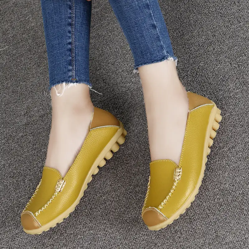 Cilool Ballerina Casual Flat Shoes Slip On Loafers