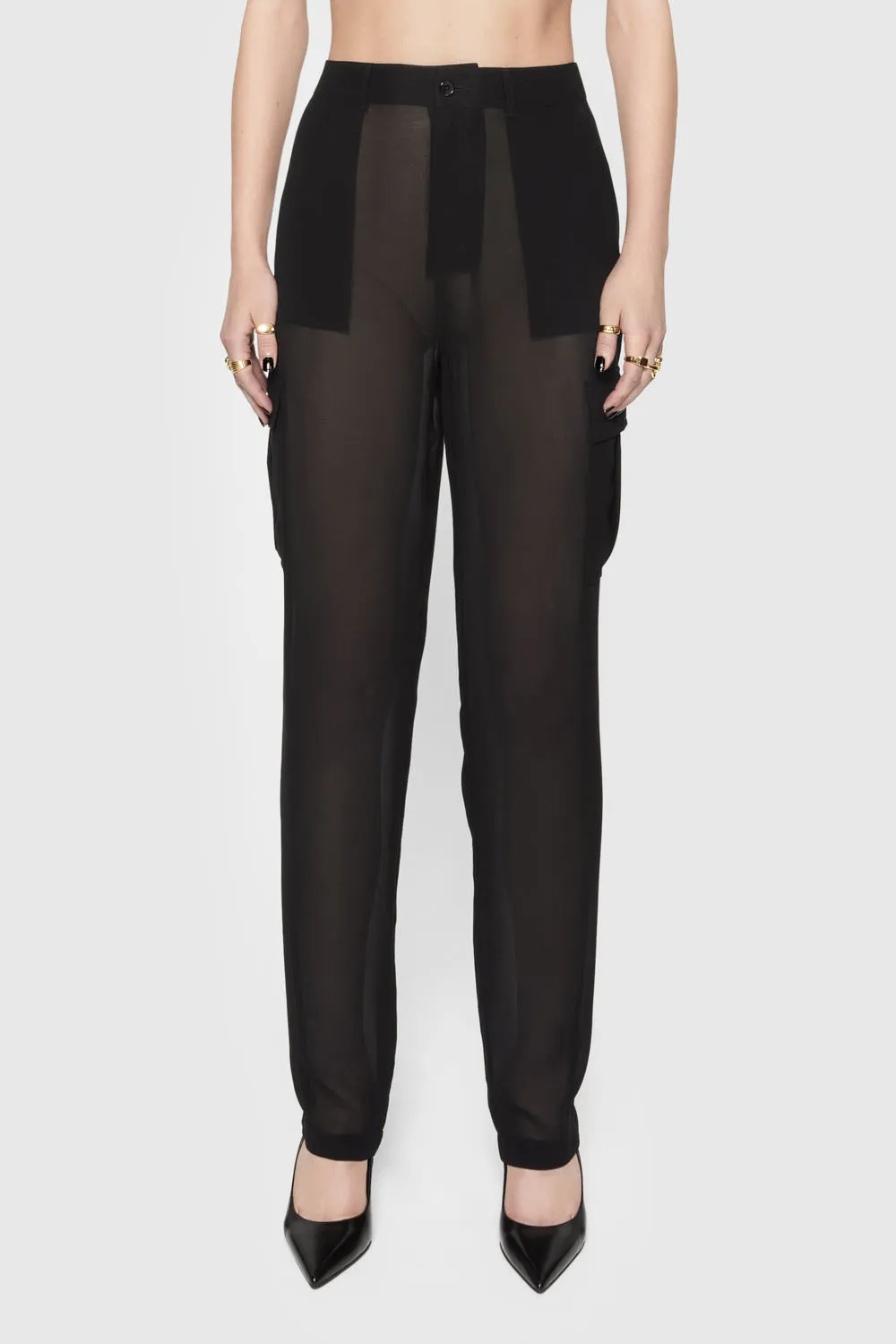 Sheer Cargo Pant