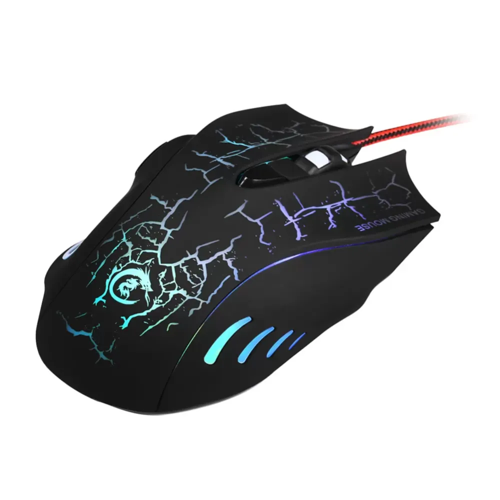 Ergonomic Wired Gaming Mouse 7 Button LED 5500DPI USB Computer Mouse Gamer Mice Silent Mause With Backlight For PC Laptop