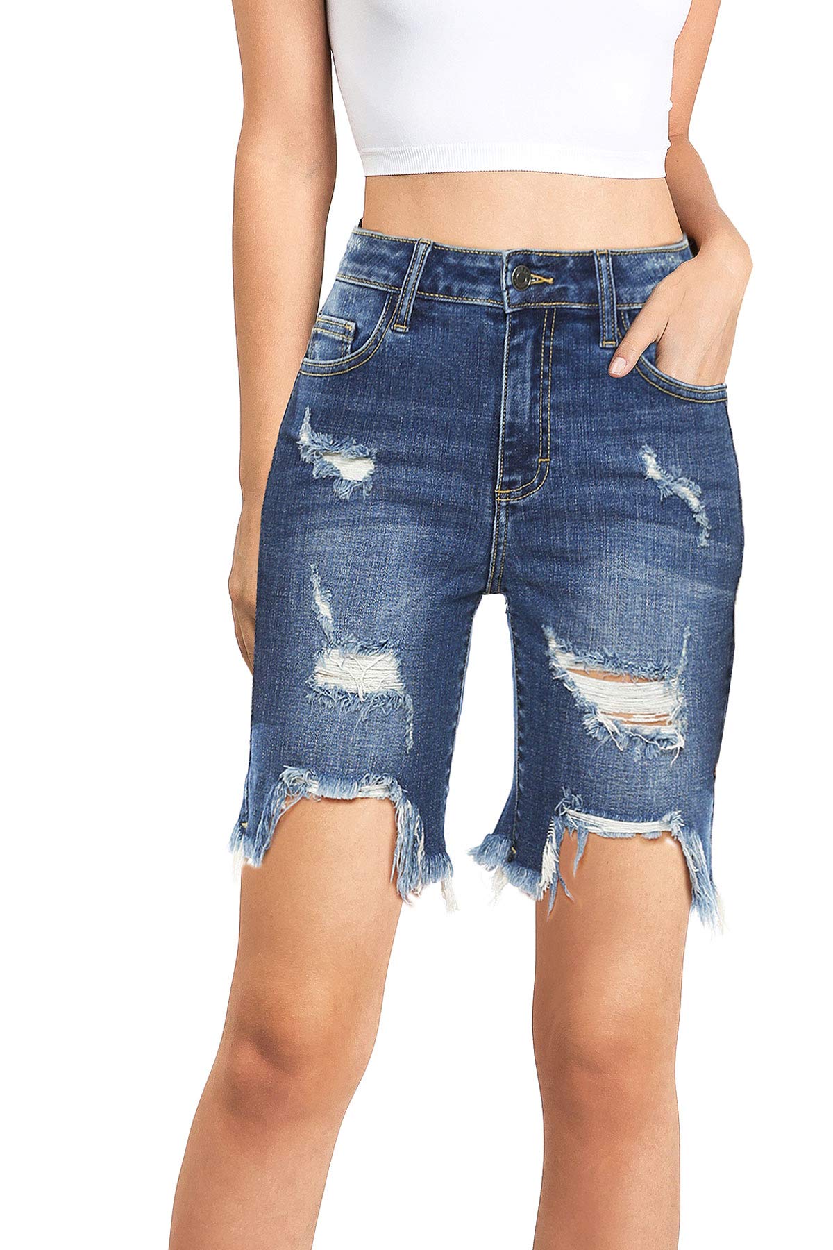 Riptide Bermuda Denim Shorts