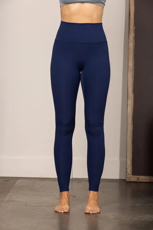 NAVY HIGH-RISE LEGGINGS