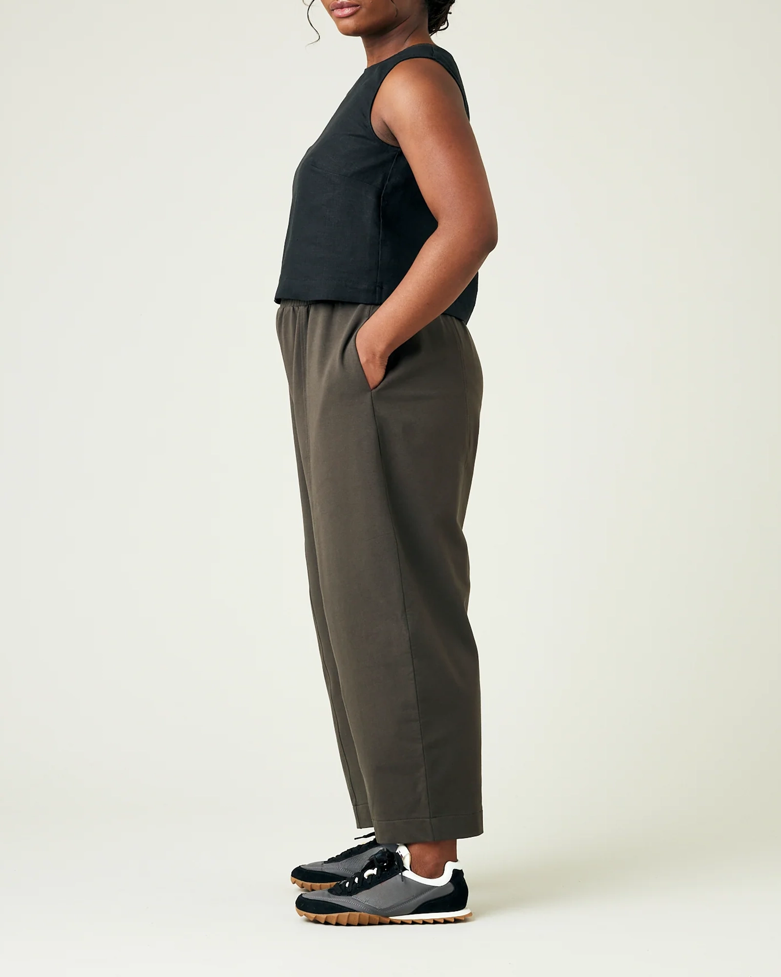 ESPRESSO JERSEY TROUSERS