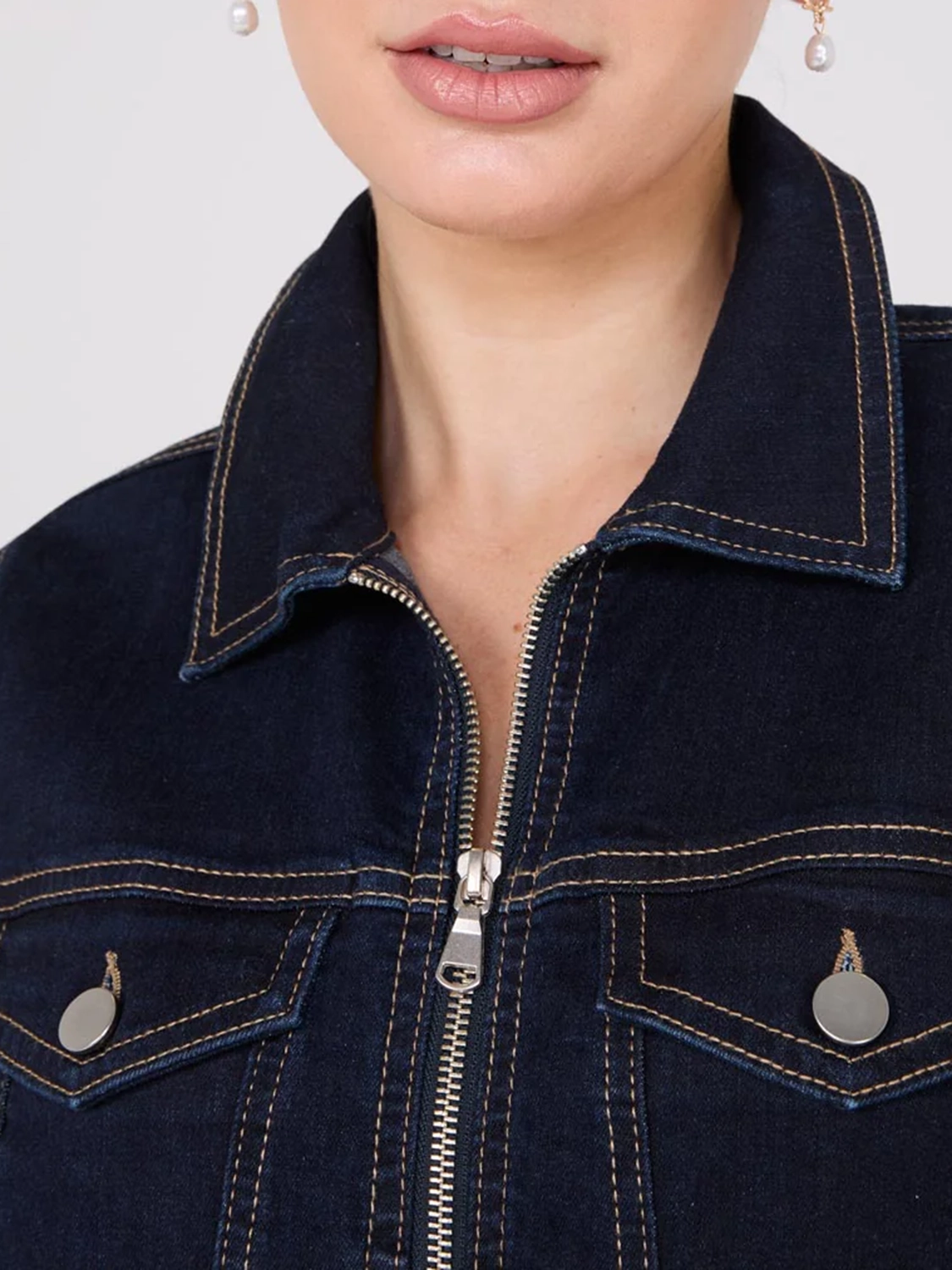 Waisted Denim Jacket