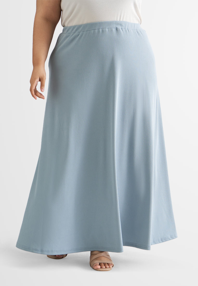 Ribbed Quarantine Flare Skirt