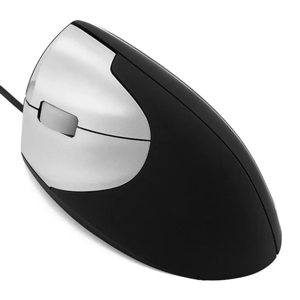 Durable Wired Mouse Classic Delicate 3 Buttons USB Wired 1000 DPI Optical Vertical Office Mouse for Desktop Laptop