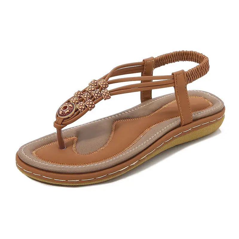 Cilool Bohemia Women Ladies Fashion Flat Sandals