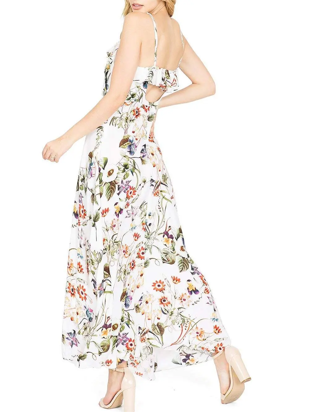 Sunlit Floral Maxi Dress