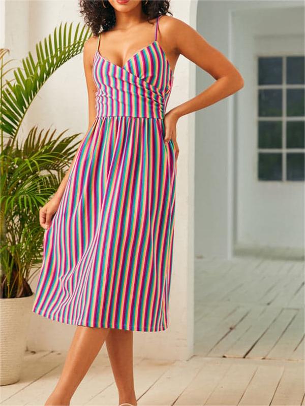 Surplice and Demand Midi dress