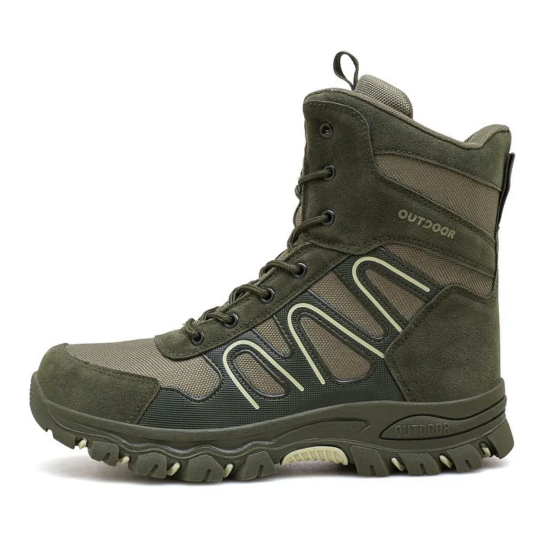 Men's Outdoor Tactical Hiking Boots Non-Slip Breathable Work Boots