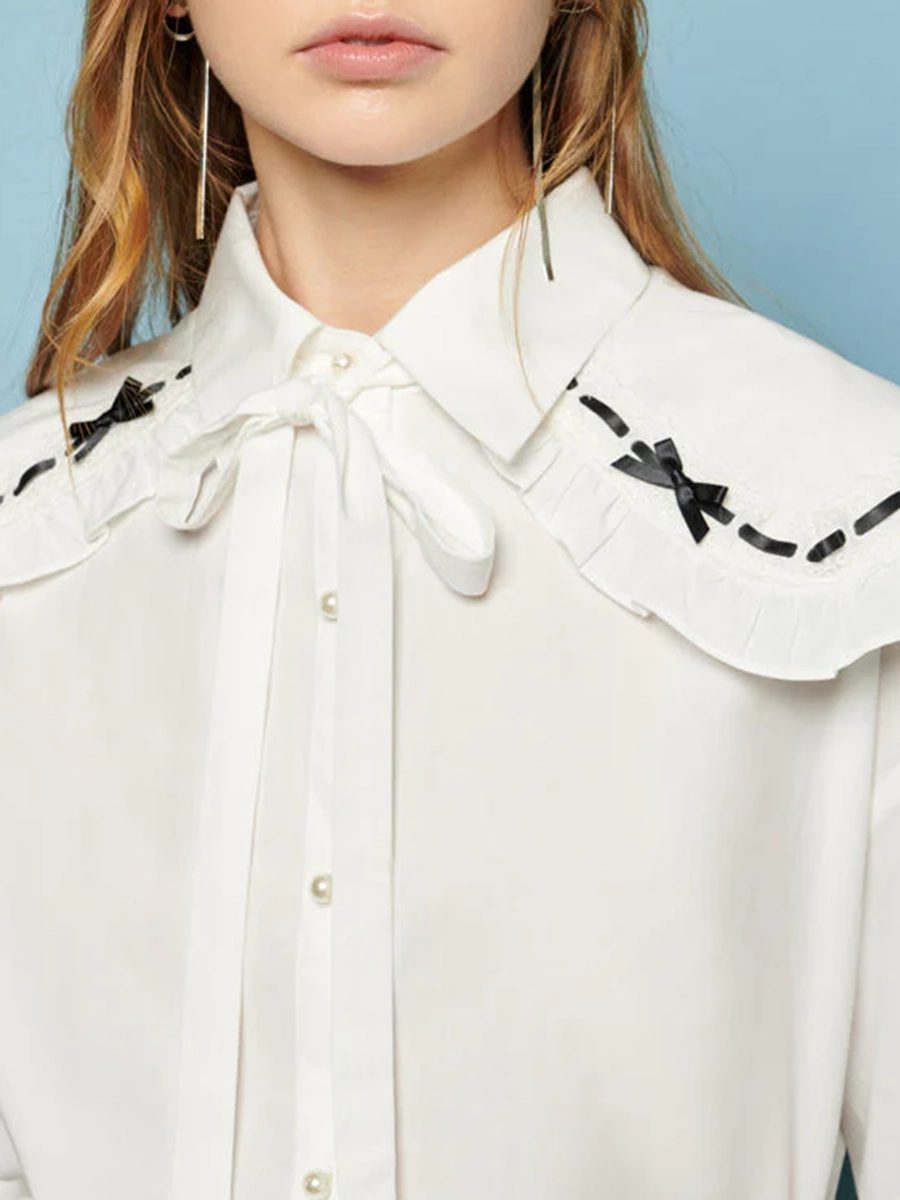 Bonnie Bow Collar Shirt