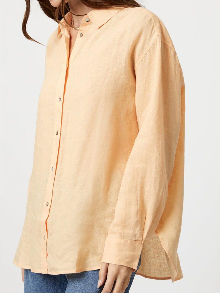 Linen Button-Up Shirt