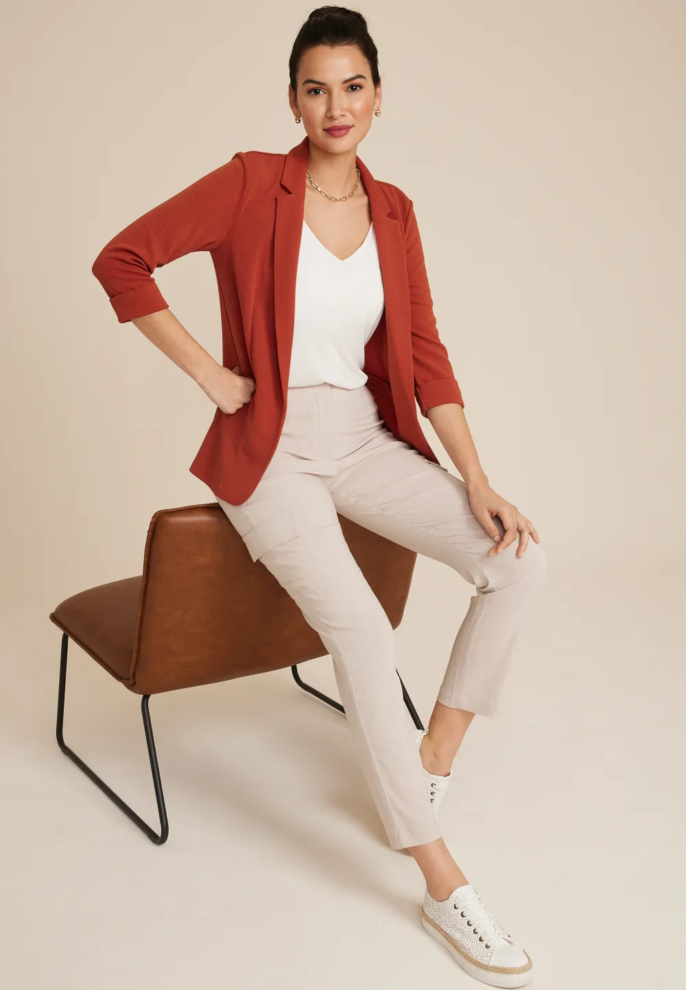 Versa Open Front Blazer