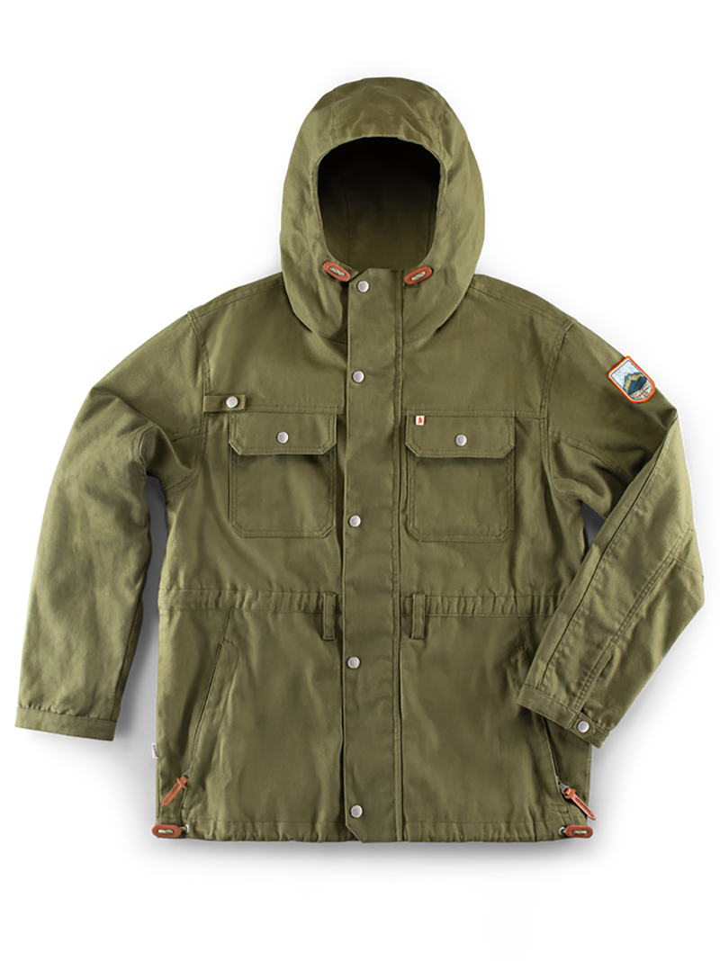 Noah Cagoule Army Green Jacket