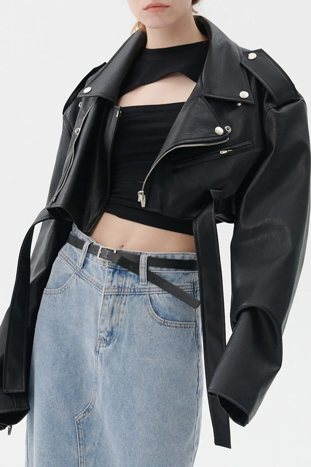 Emma Cropped Rider Jacket