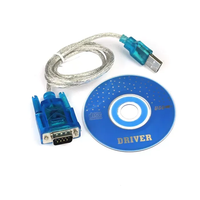 USB TO RS232 DB9 Serial COM Convertor Adapter Cable CH340 Support PLC