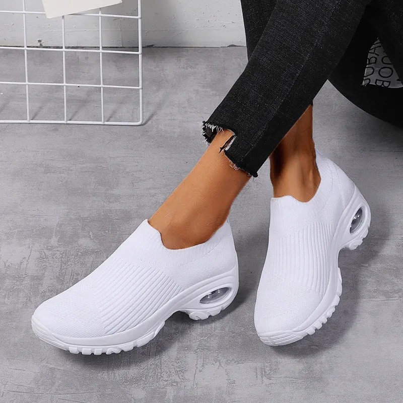 Cilool Comfortable Breathable Platform Sneakers