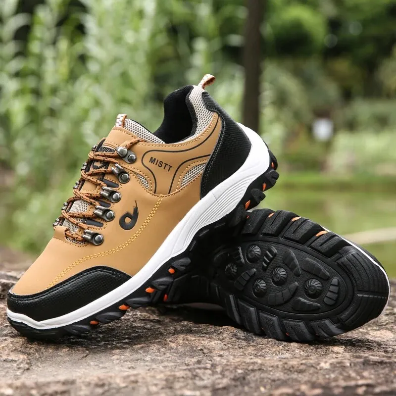 🔥Last Day Promotion 70% OFF 🎁 Men's Casual Leather Good Arch Support & Non-slip Outdoor Breathable Walking Shoes