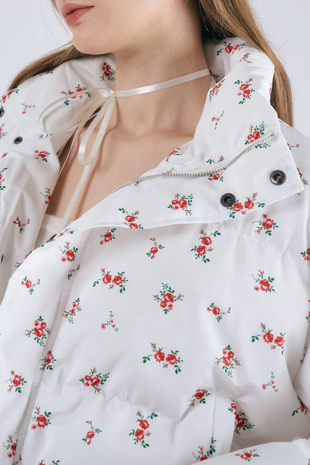 Rosie Floral Puffer Jacket