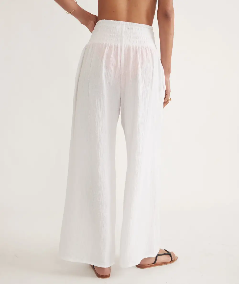 Sophia Double Cloth Palazzo Pant