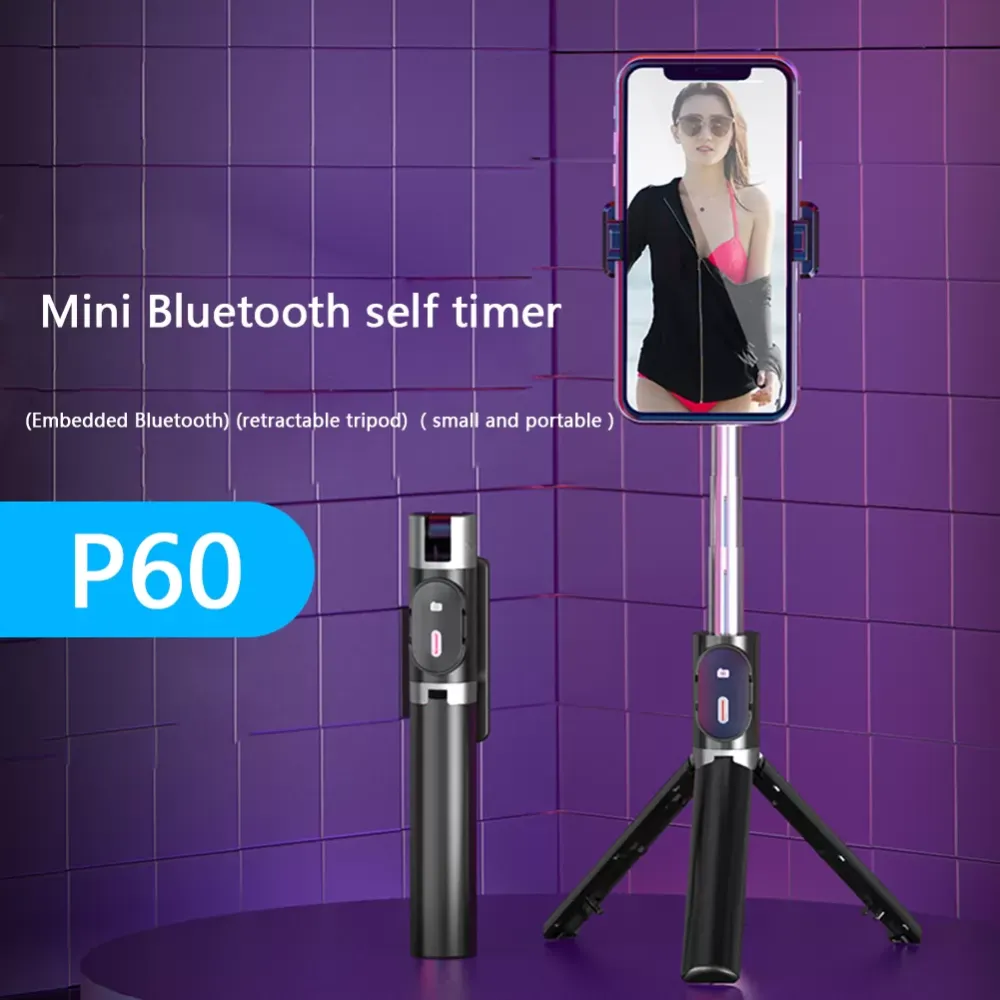 P20 30 60 P60D Tripod Monopod Selfie Stick Extendable Phone Stand Self-Timer Rod Self Timer Live Mini Self Timer Stick