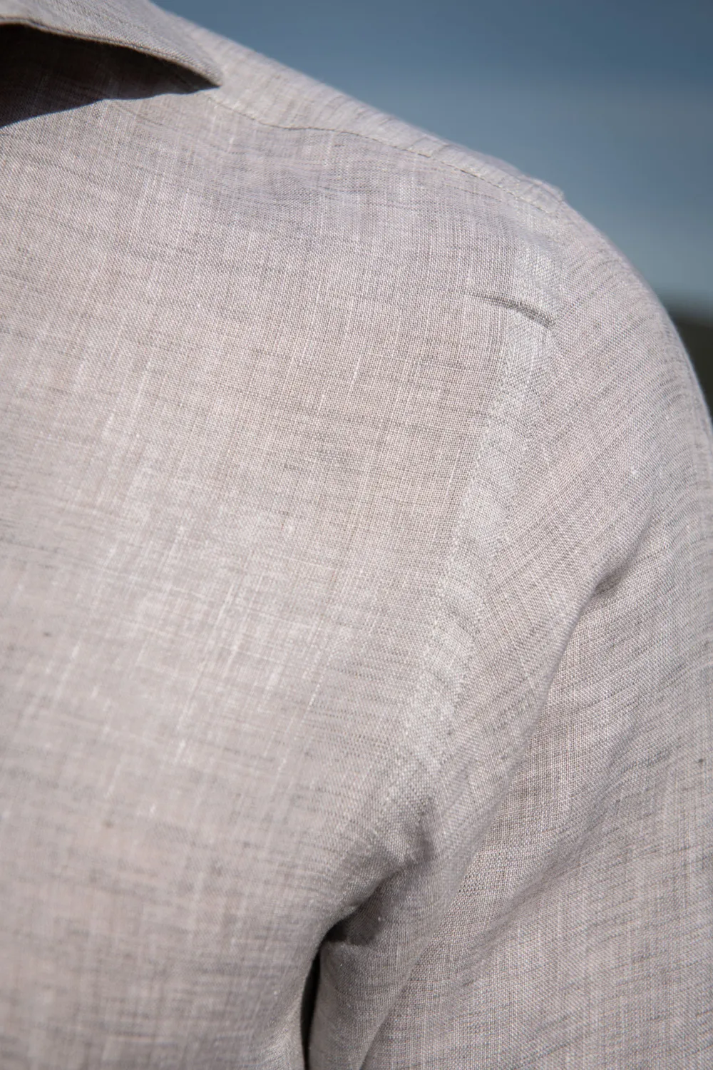 Light Grey Linen Shirt