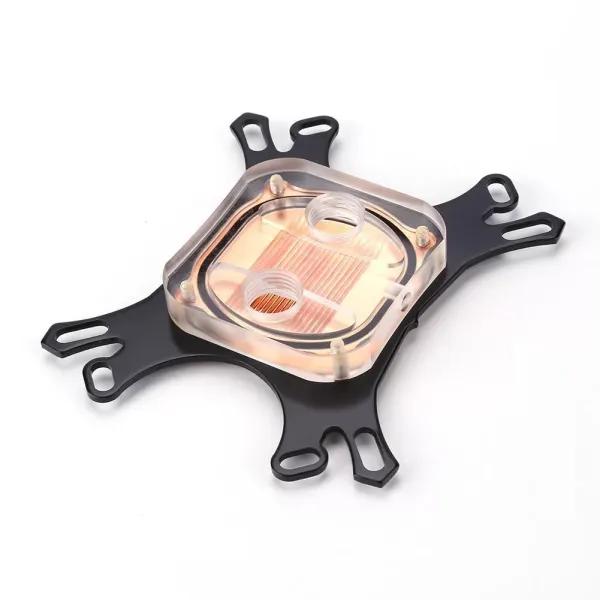 Transparent CPU Water Block Waterblock Copper Base CPU Water Cooler Computer PC Cooling Radiator for Intel for AMD with Screws