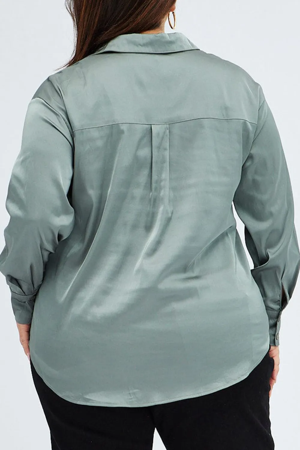 Satin Shirt Long Sleeve