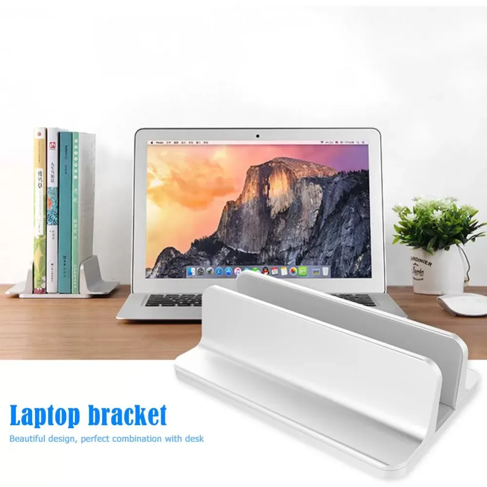 Portable Laptop Holder Base Vertical Adjustable Notebook PC Stand Support