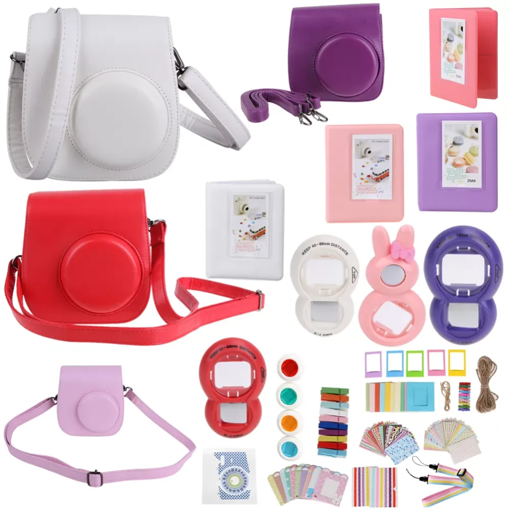 11 in 1 9 in 1 Instant Film Camera Album Bundles Set Camera Bag Album Filters Polaroid Mini Accessories Set