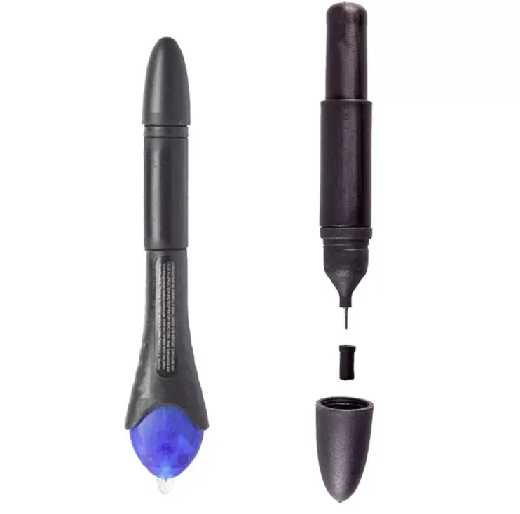 5 Second Quick Fix Liquid Glue Pen UV Light Repair Tool Super Powered Liquid Plastic Welding Compound Office Supplies