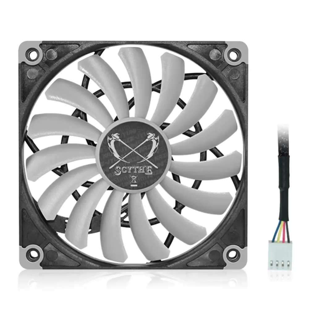 Ultra thin 12mm full automatic PWM intelligent temperature control fan, noise reduction , 15 blades efficient heat dissipation