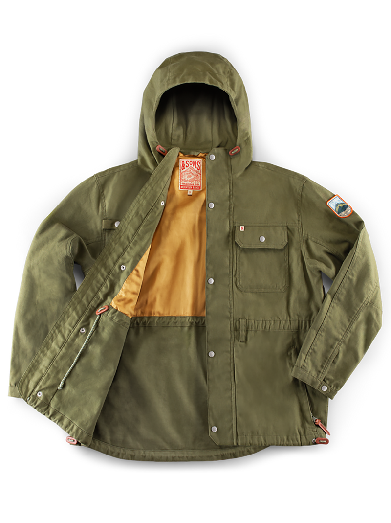 Noah Cagoule Army Green Jacket