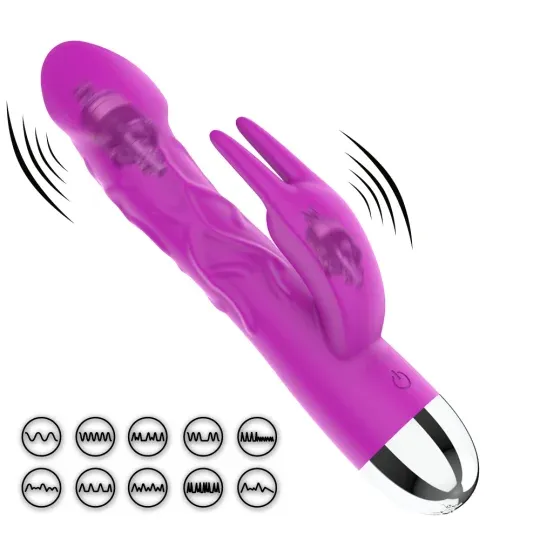 10 Vibrating Dildo Rabbit Vibrator G Spot Vibrator