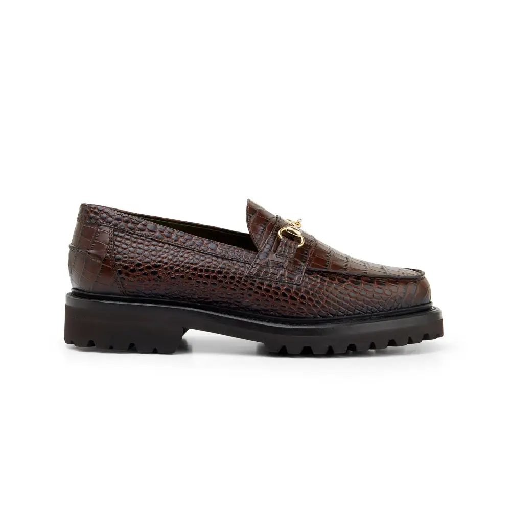 Walnut Croc, Vibram 1757 Lug Sole