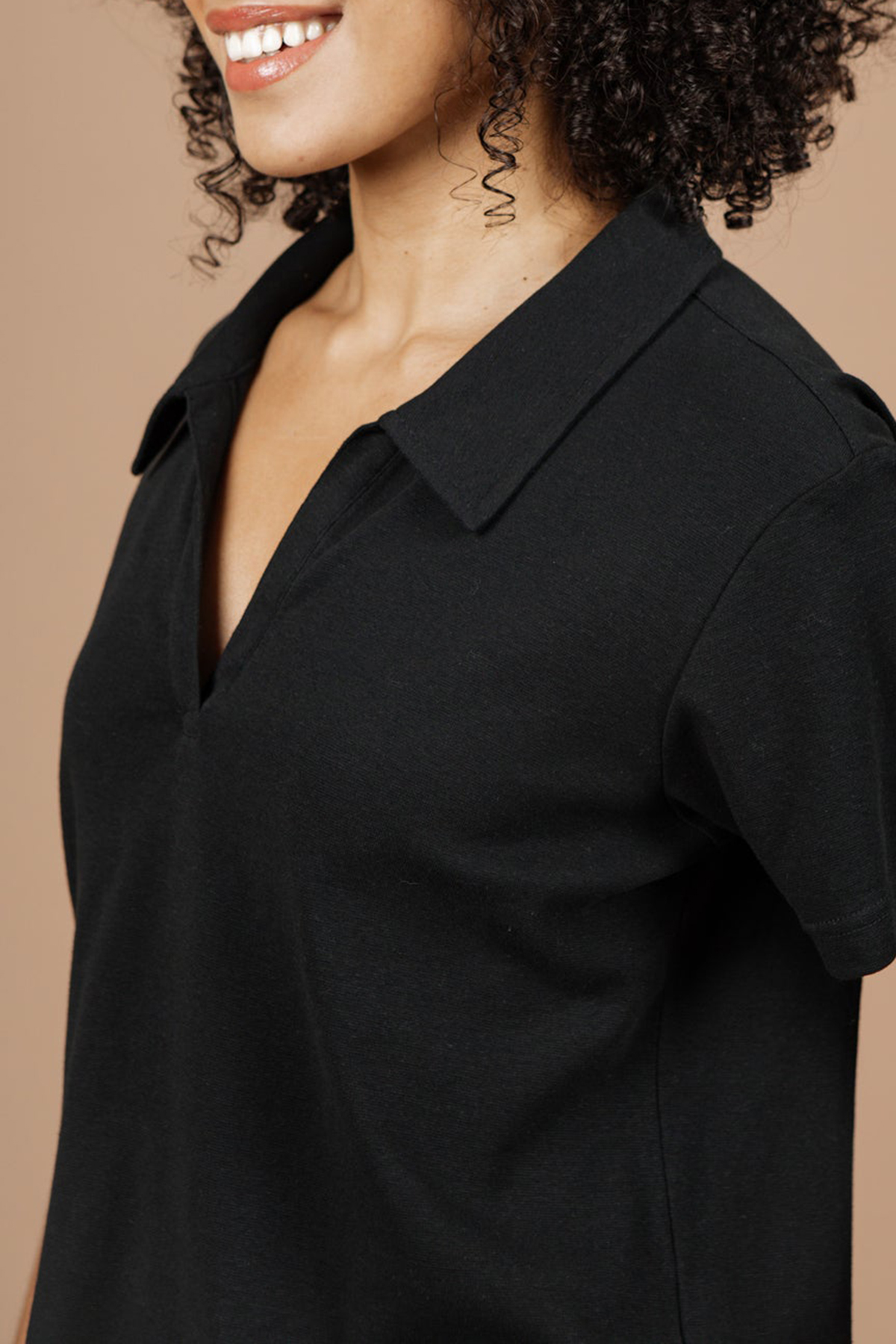 The Avery Boxy Black Top