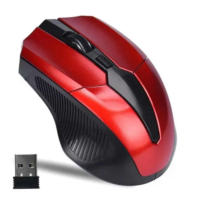 2.4GHz Mice Optical Mouse Cordless USB Receiver PC Computer Wireless Portable Ergonomic Computer Silent PC Laptop Accessories