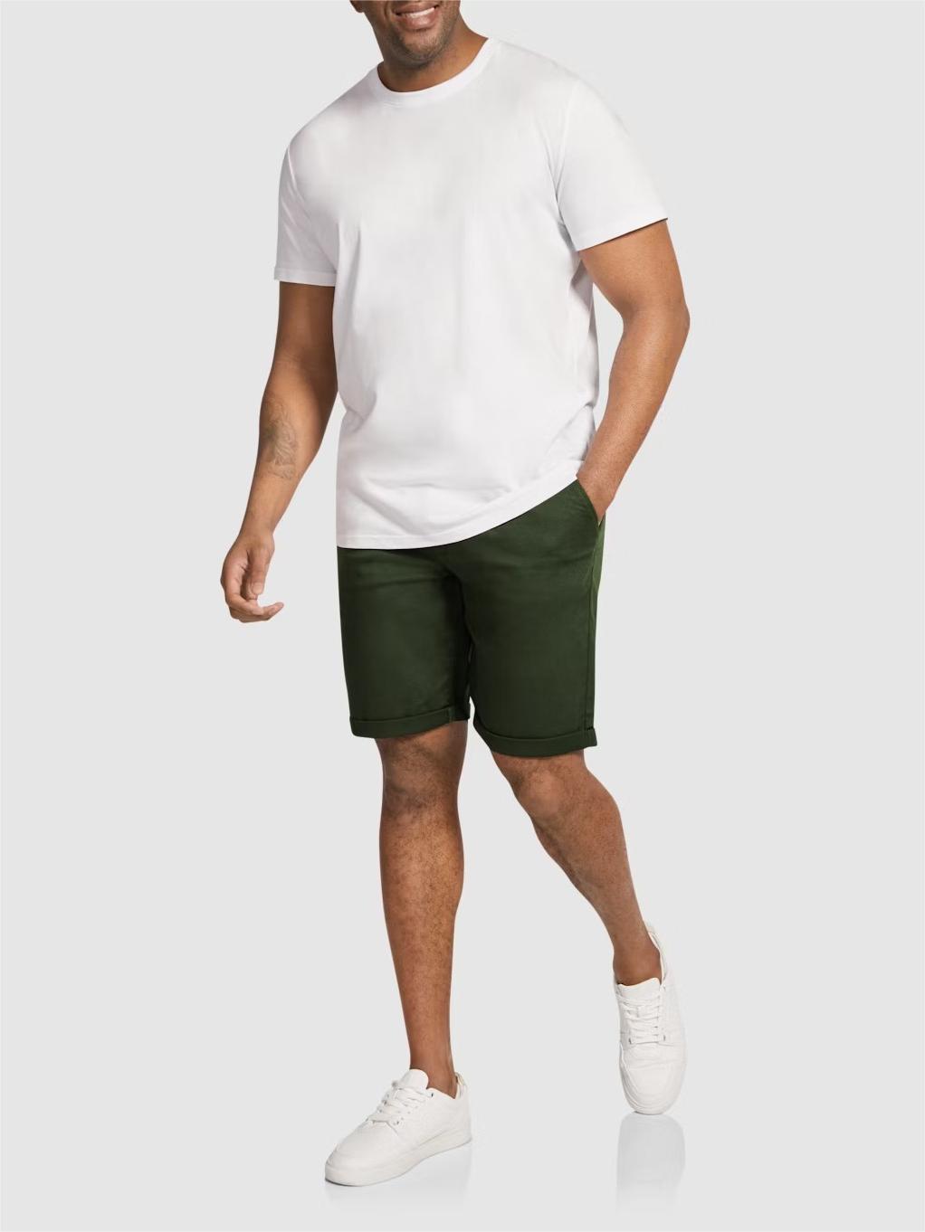 DARK GREEN CHARLIE CANVAS SHORT